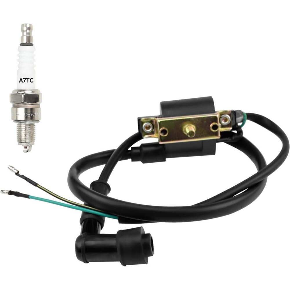Ignition Coil and A7TC Spark Plug for Coolster 125cc 110cc 90cc 70cc 50cc Taotao